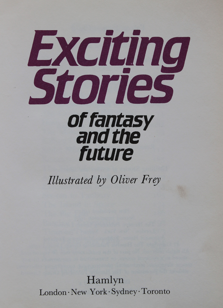 Exciting stories of fantasy and the future - Hamlyn