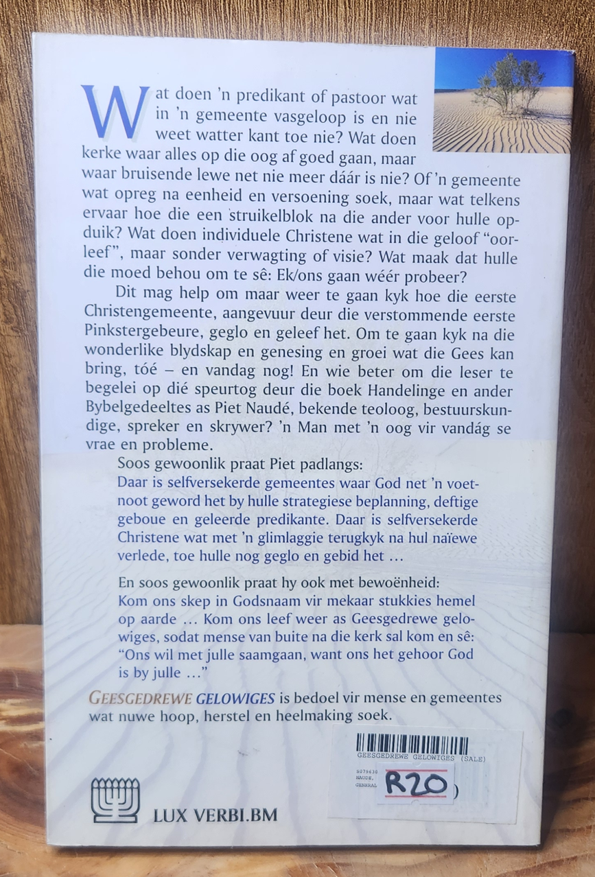 Geesgedrewe Gelowiges - Piet Naude