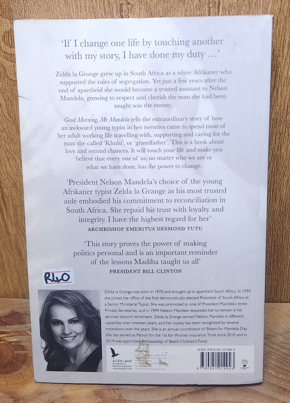Good Morning, Mr Mandela - Zelda la Grange