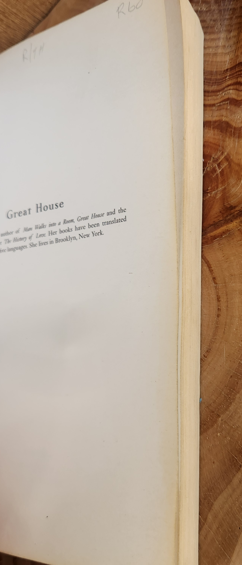 Great House - Nicole Krauss