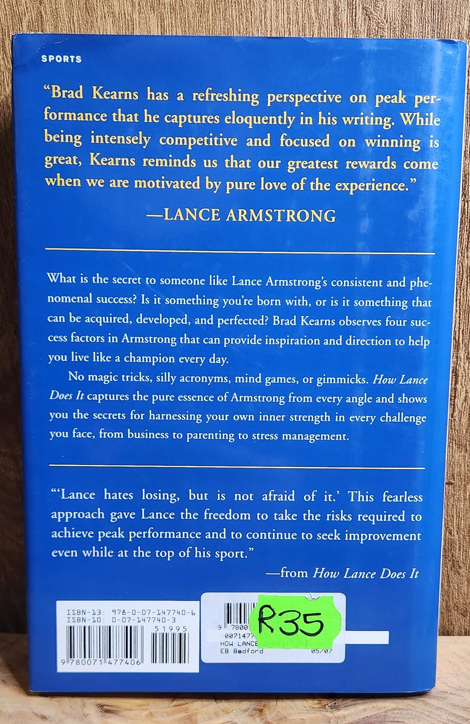 How Lance Does It - Brad Kearns