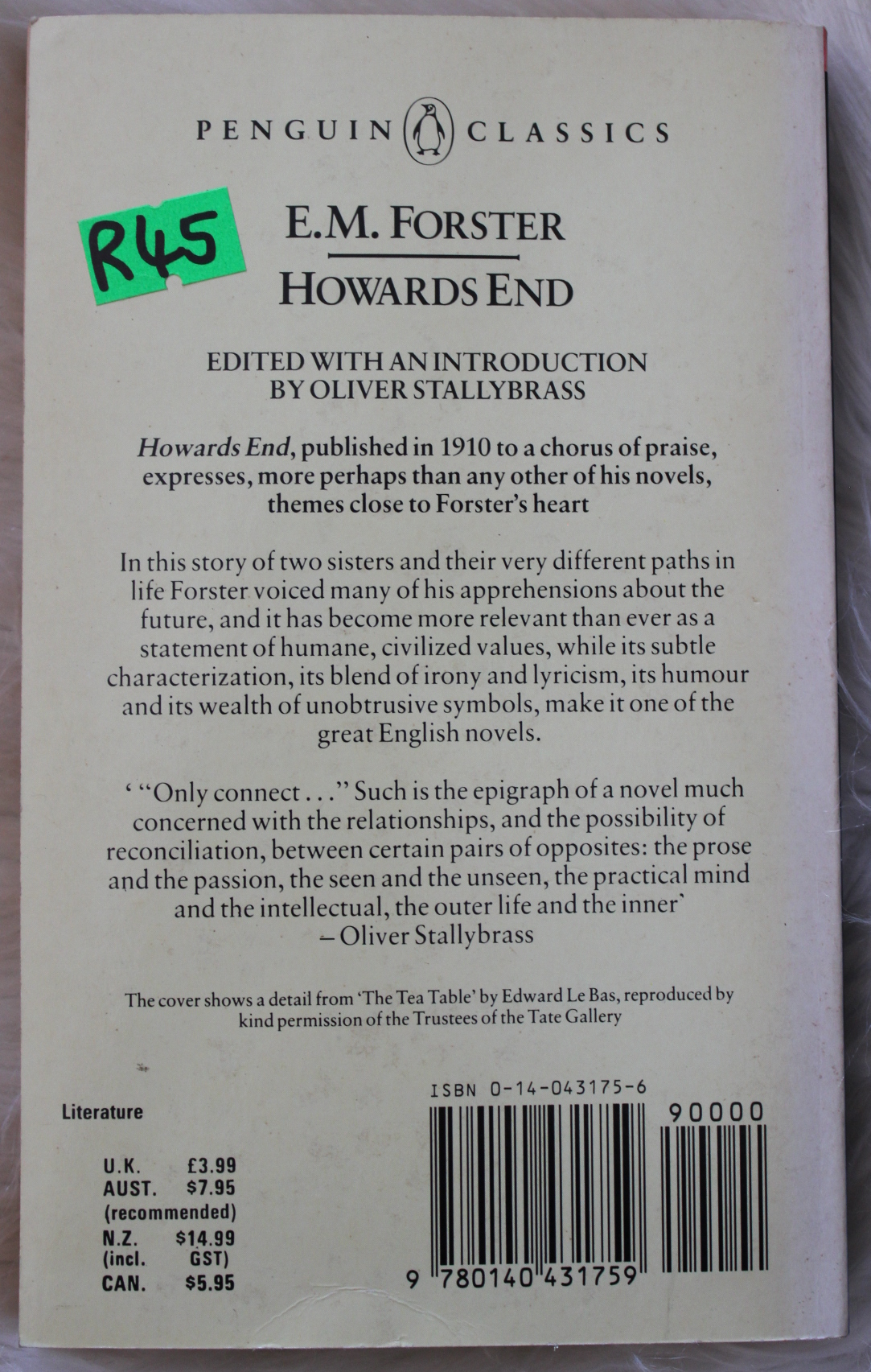 Howards End - E.M. Forster