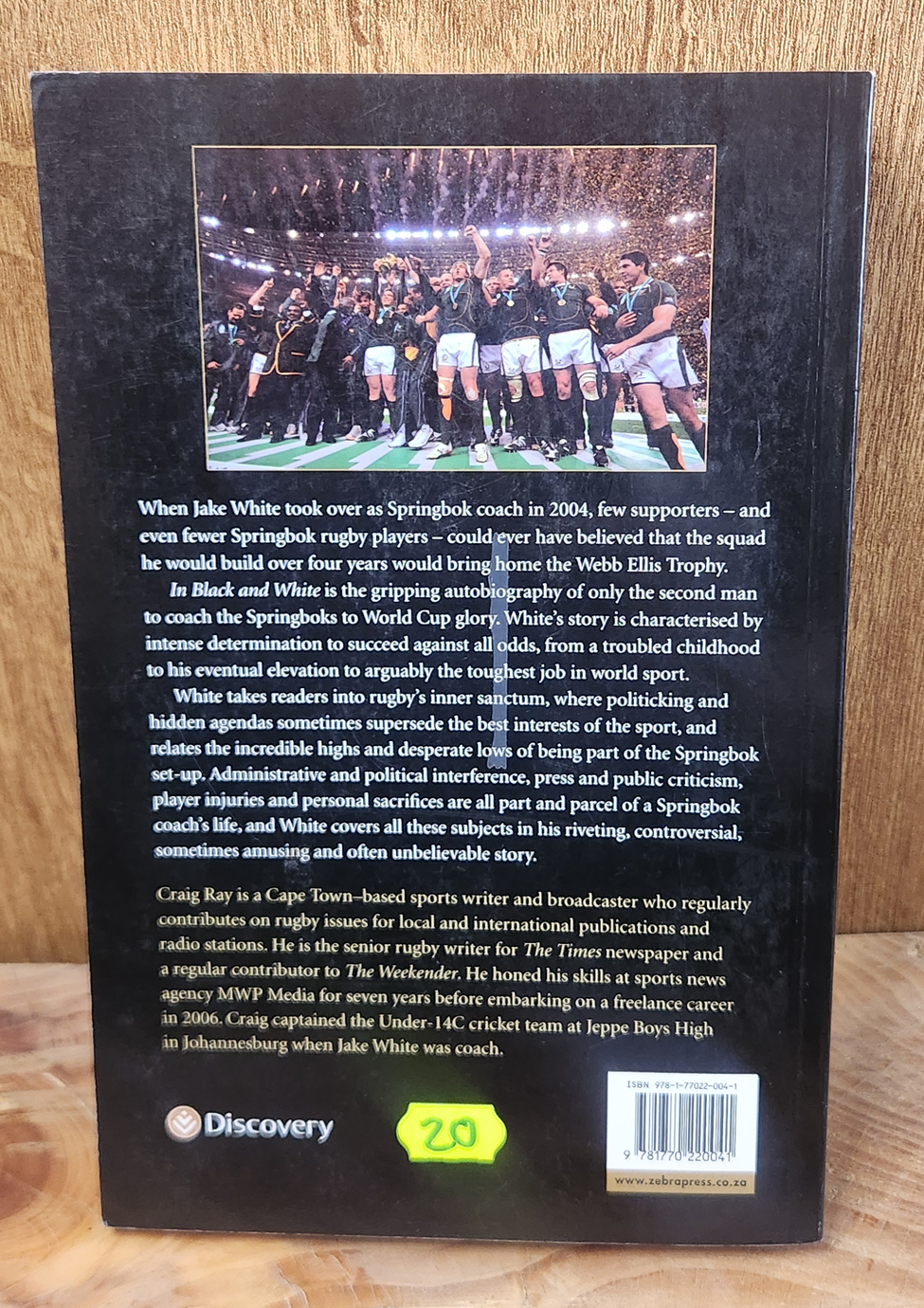 In Black and White, The Jake White Story - Craig Ray