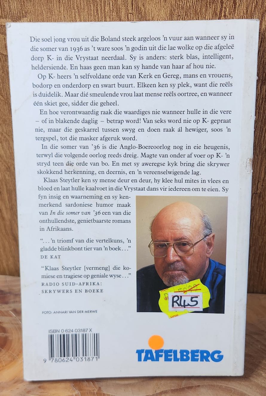 In die somer van '36 - Klaas Steytler