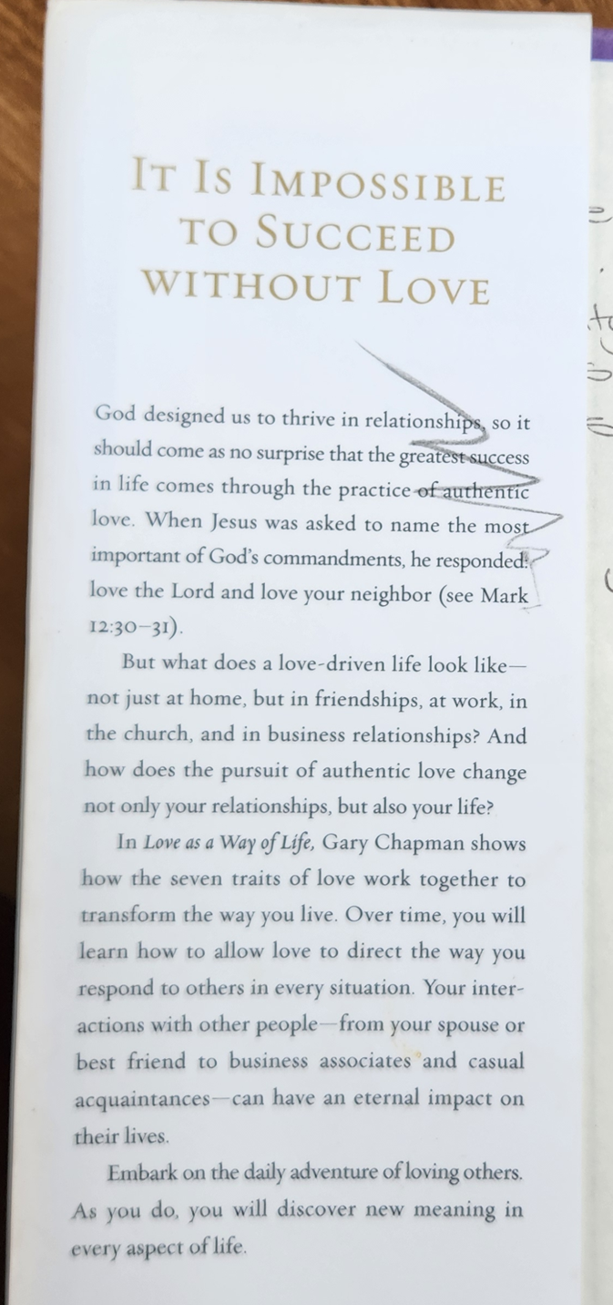Love as a Way of Life - Gary Chapman