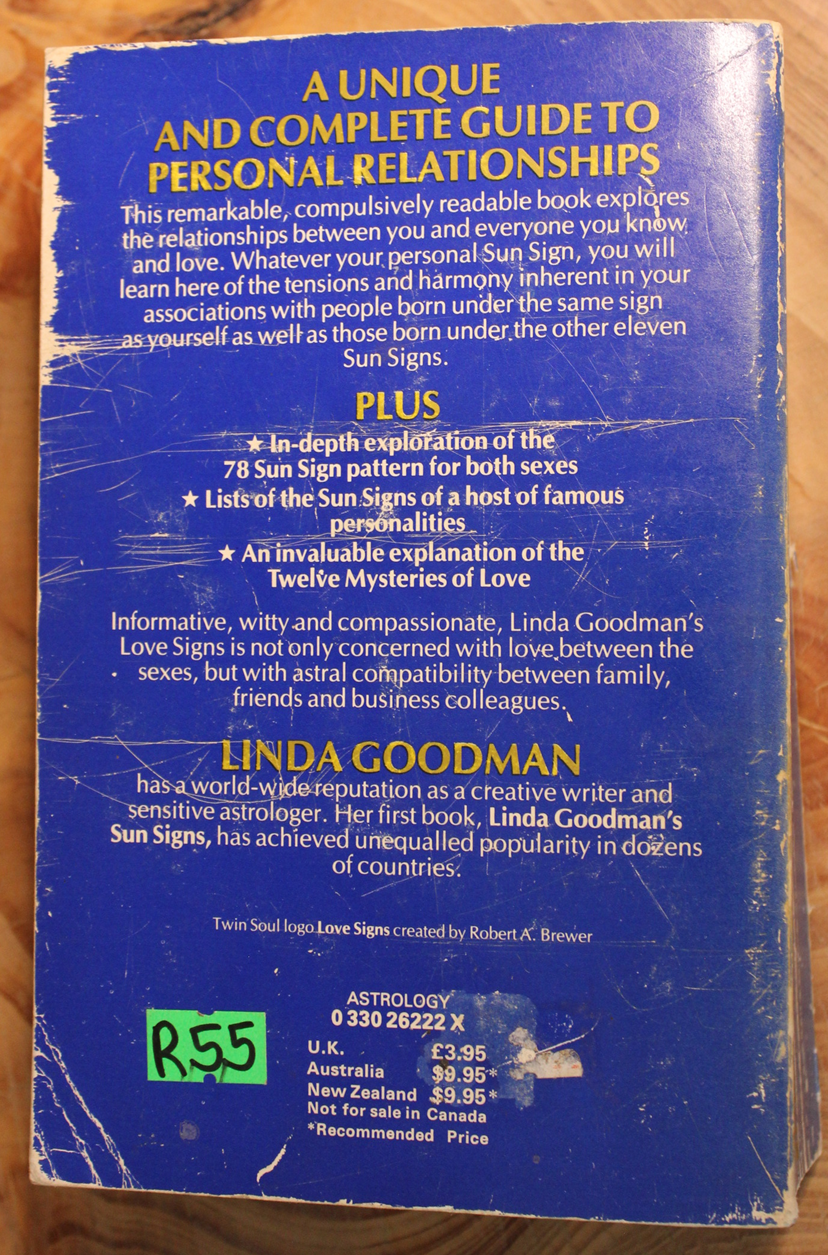 Love signs - Linda Goodman
