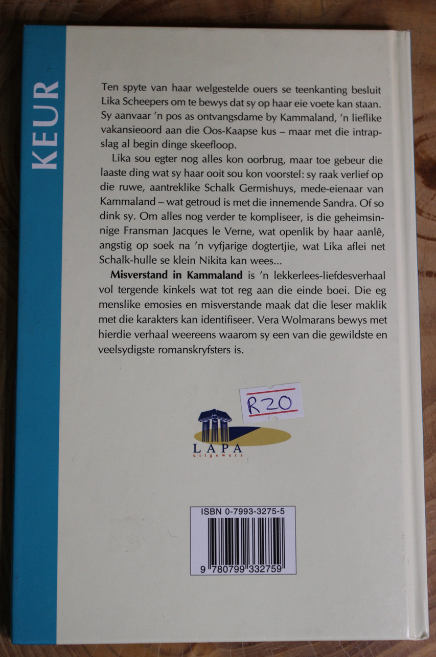 Misverstand in Kammaland - Vera Wolmarans