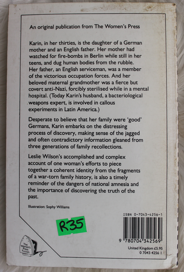 Mourning is not permitted - Leslie Wilson