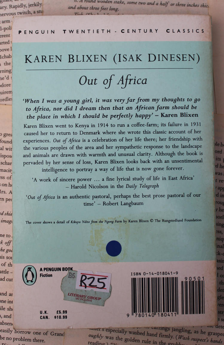 Out of Africa - Karen Blixen