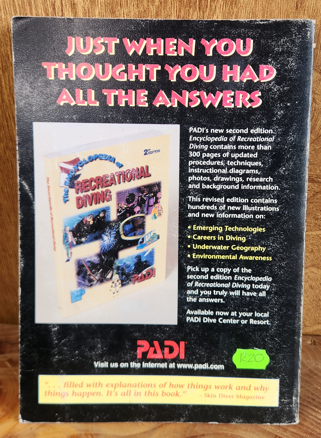 Padi, Open Water Diver Manual