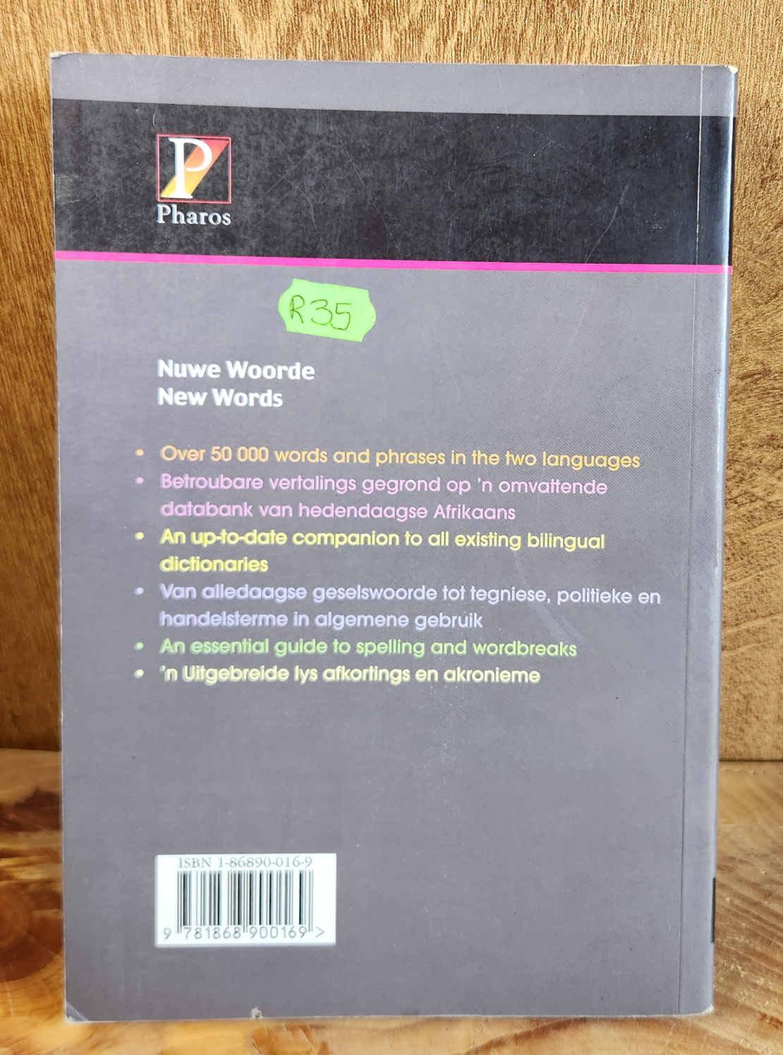 Pharos New Words, Nuwe Woorde