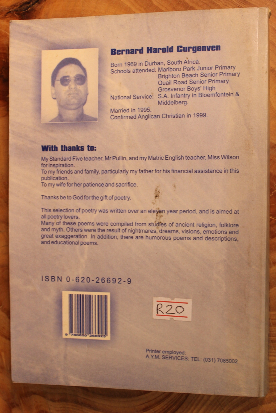 Poetry - B.H. Curgenven