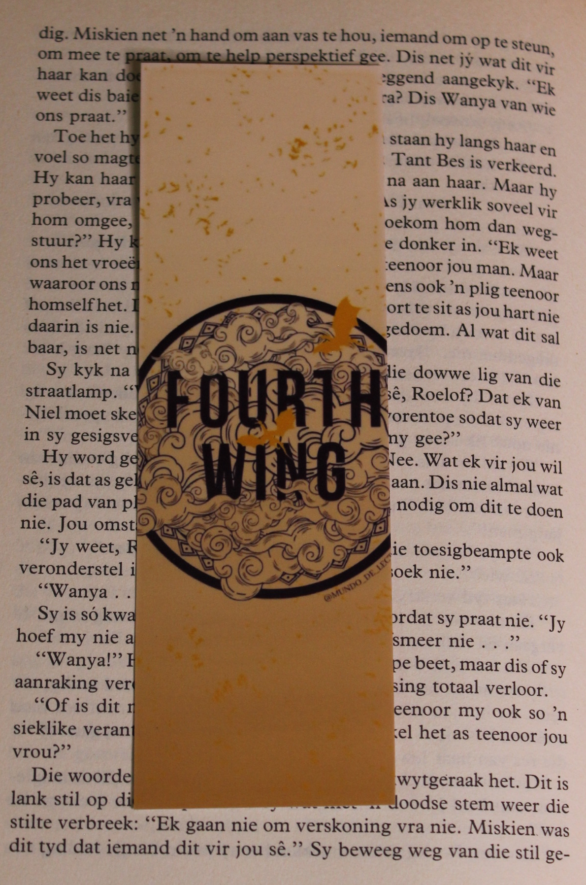 Laminated bookmark 39