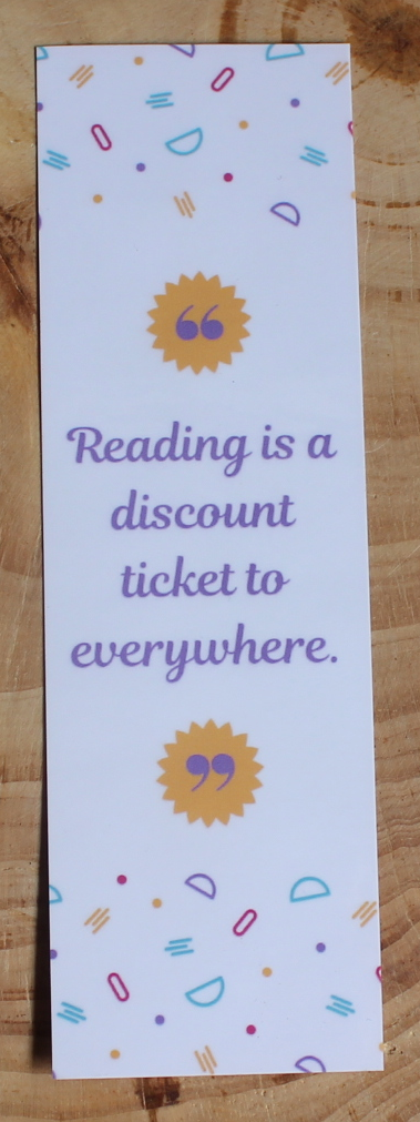 Laminated Bookmark 34