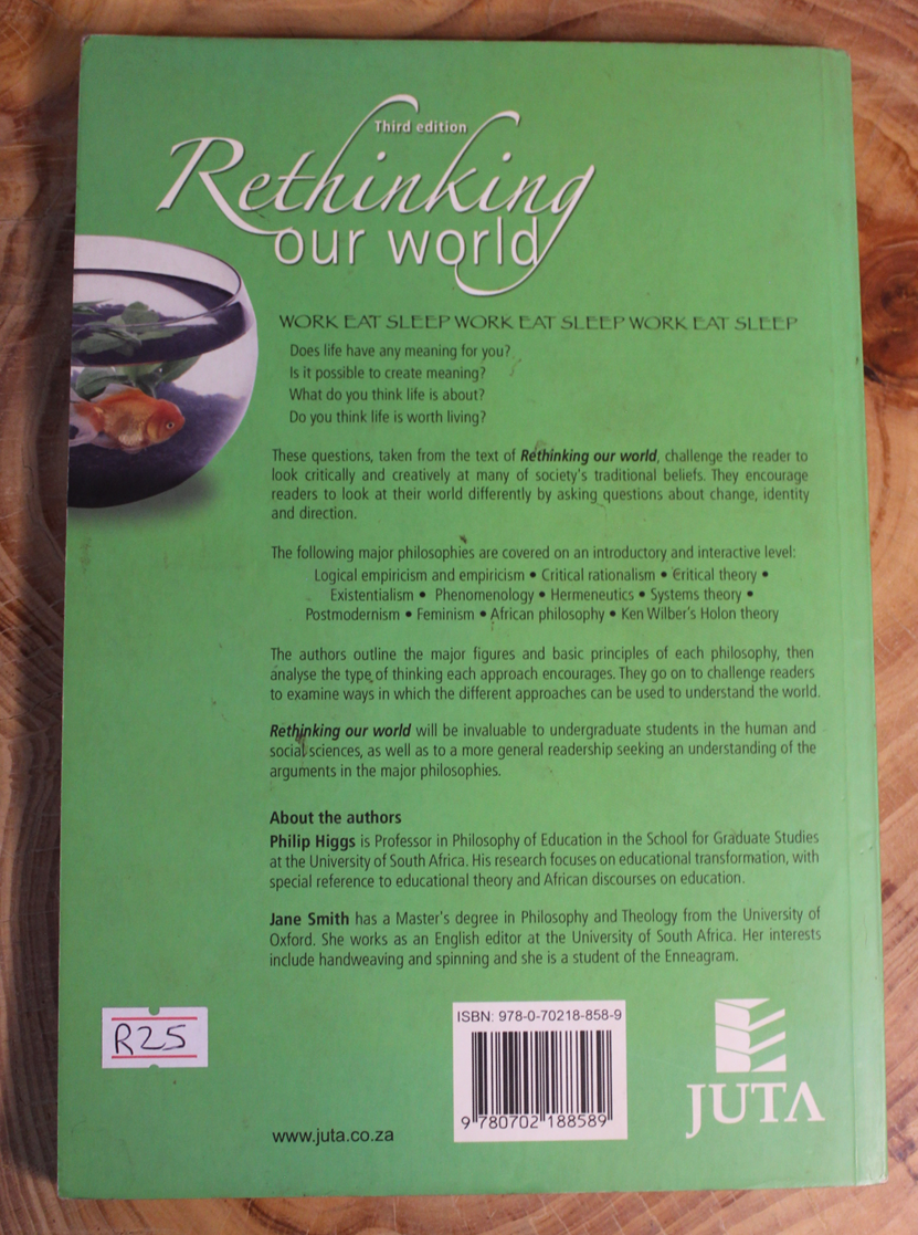 Rethinking our world - Philip Higgs and Jane Smith