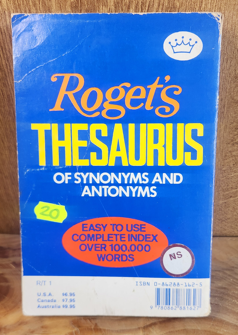 Roget's Thesaurus of Synonyms and Antonyms