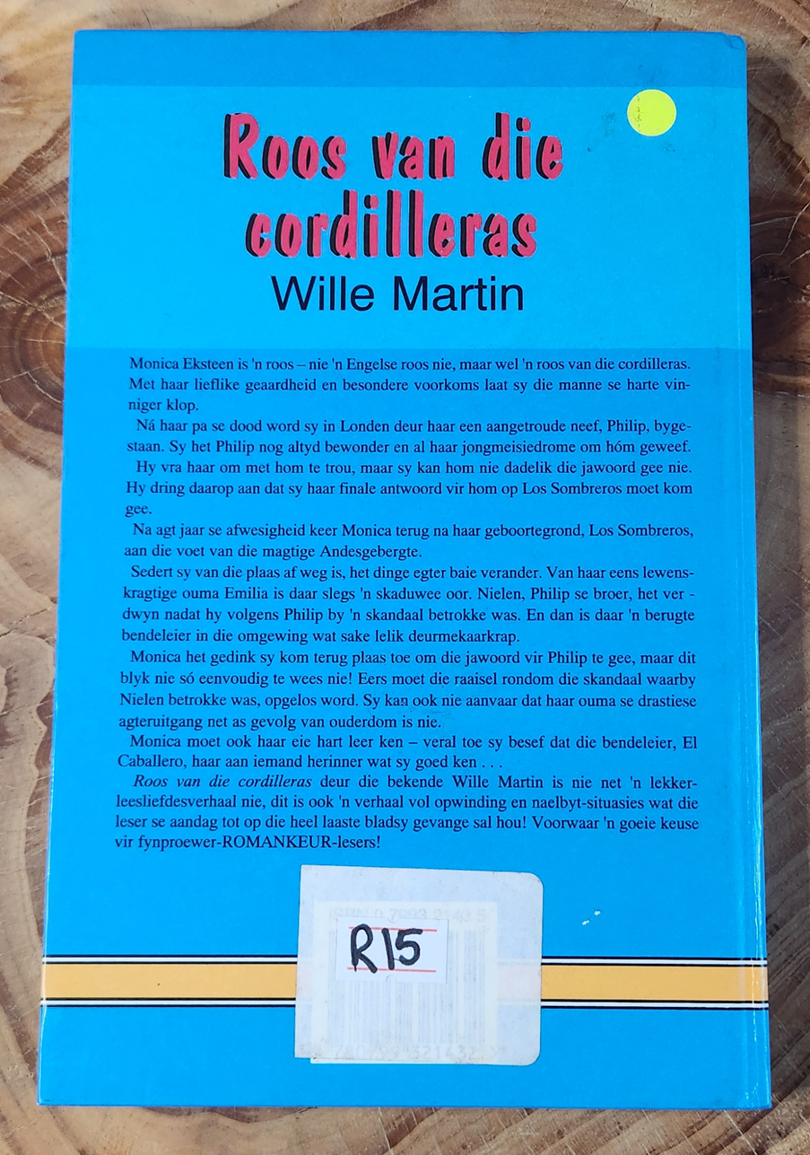Roos van die cordilleras - Wille Martin