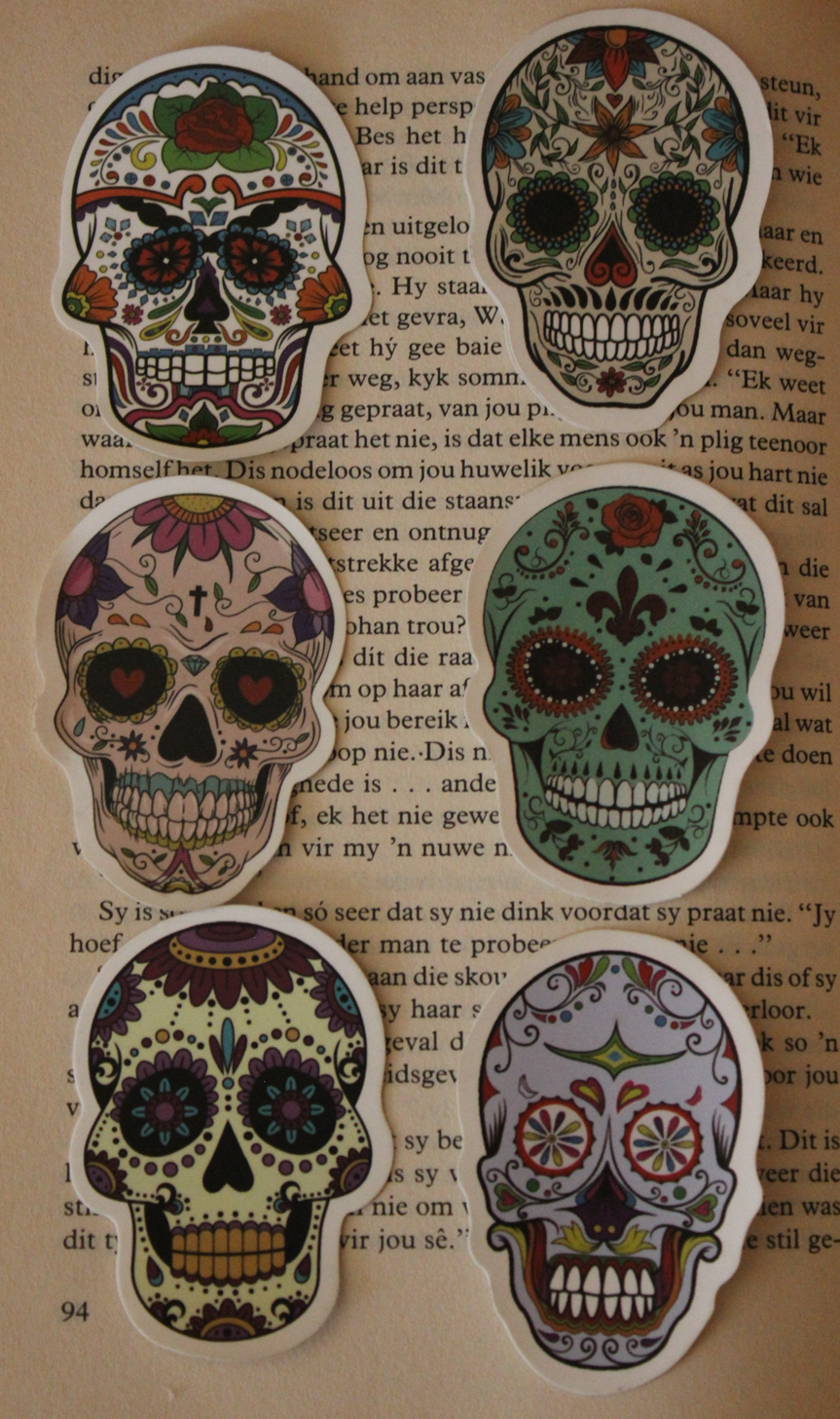 Skull Sticker set