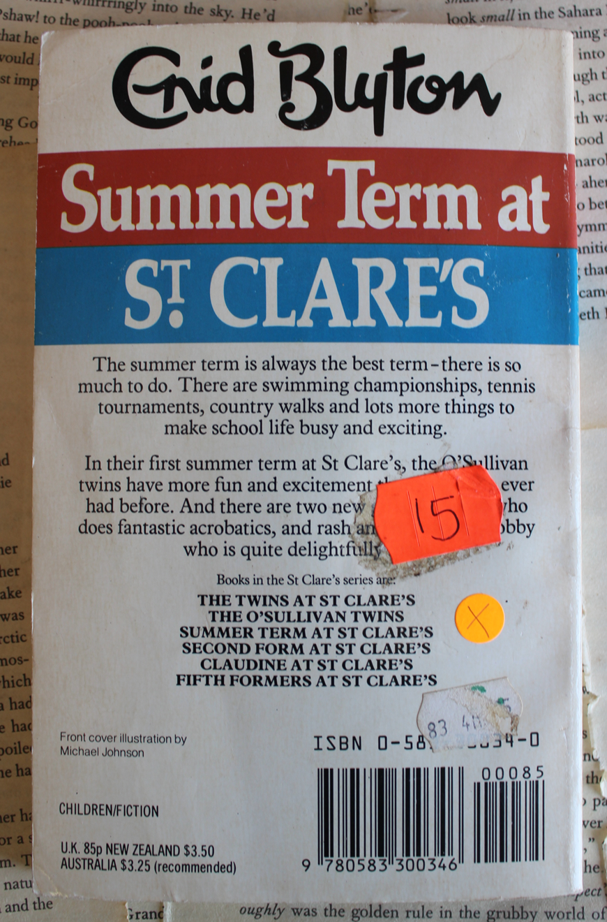 Summer term at St Clare's. Enid Blyton