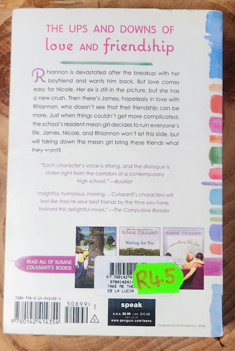 Take me there - Susane Colasanti