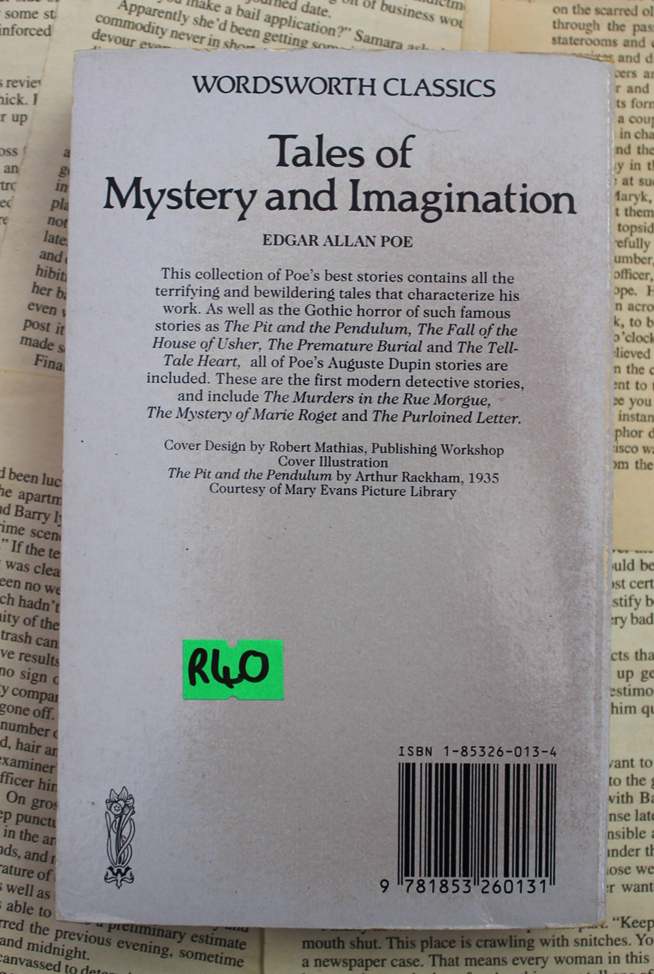 Tales of mystery and imagination - Edgar Allan Poe