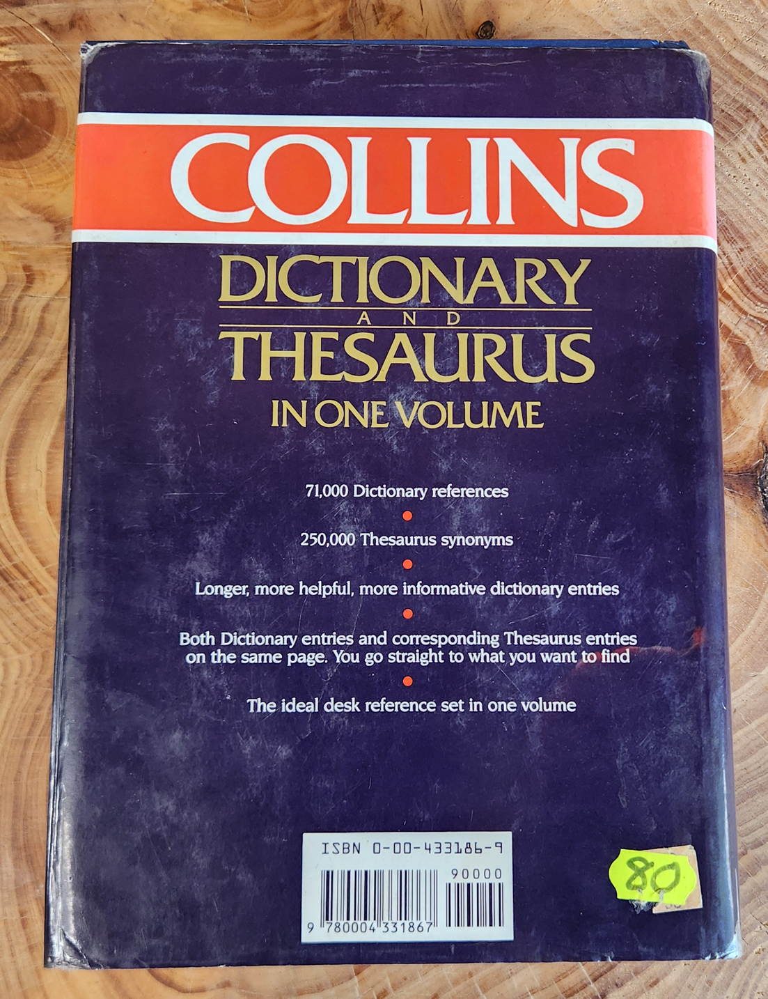 The Collins Dictionary and Thesaurus in one volume