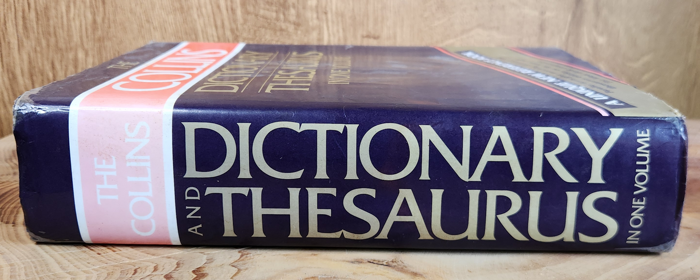 The Collins Dictionary and Thesaurus in one volume