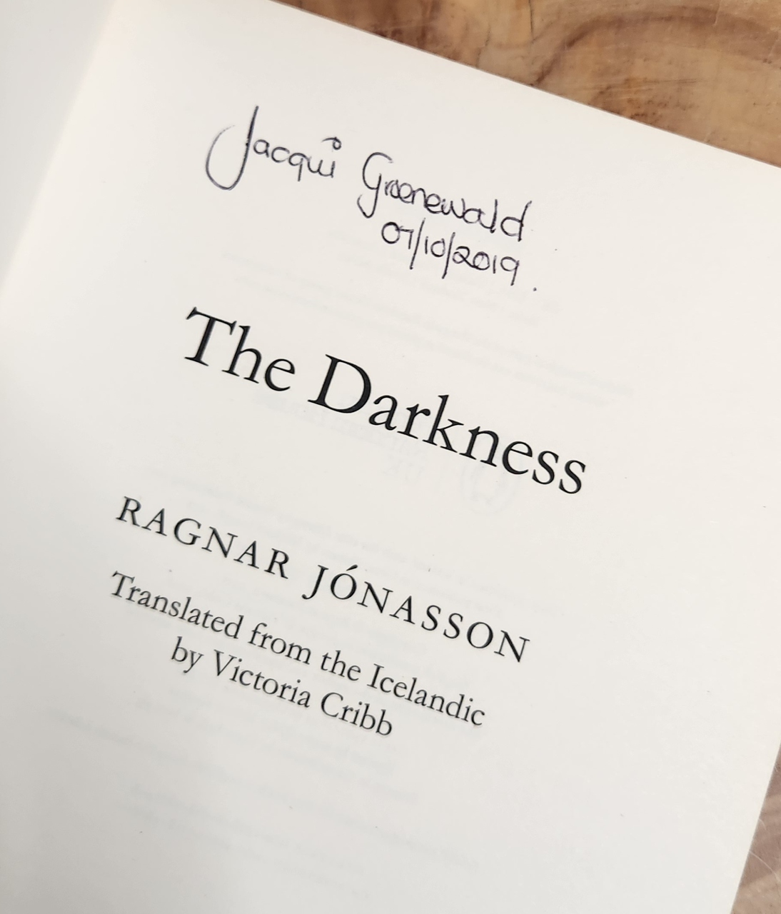 The Darkness - Ragnar Jonasson