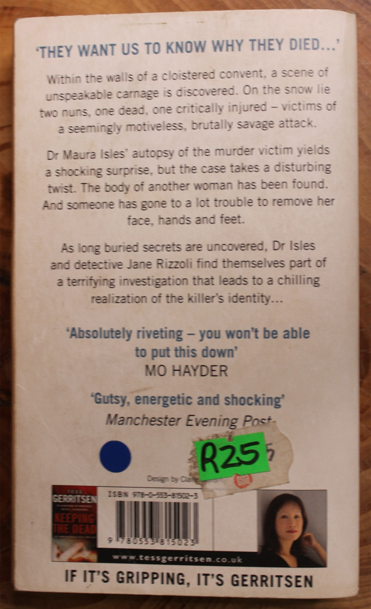 The Sinner - Tess Gerritsen