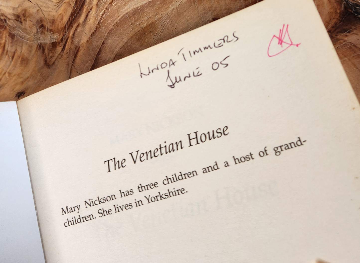 The Venetian House - Mary Nickson