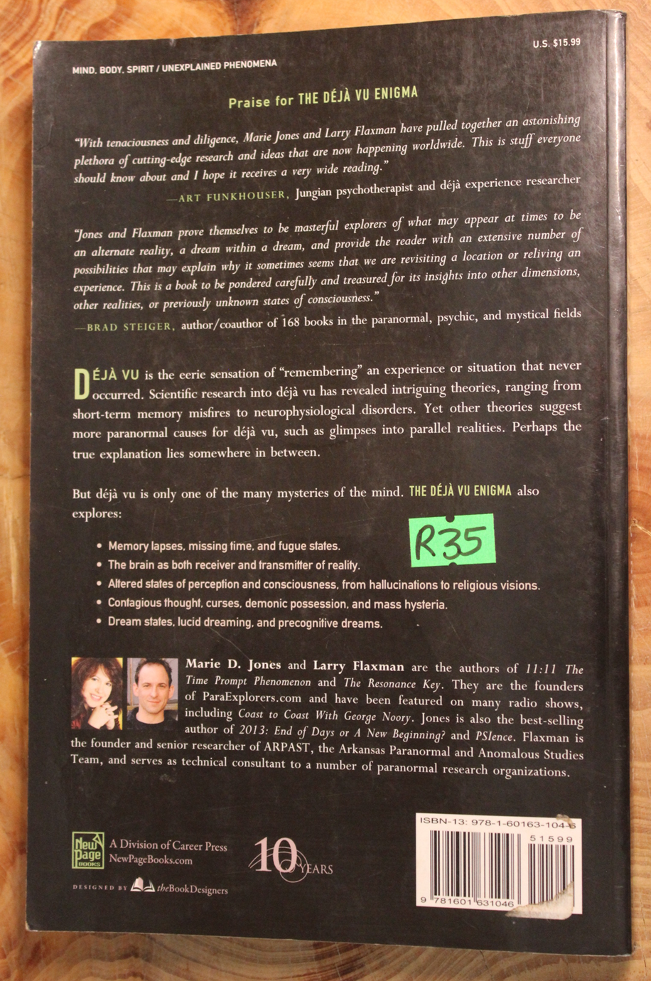 The deja vu enigma - Marie D Jones & Larry Flaxman