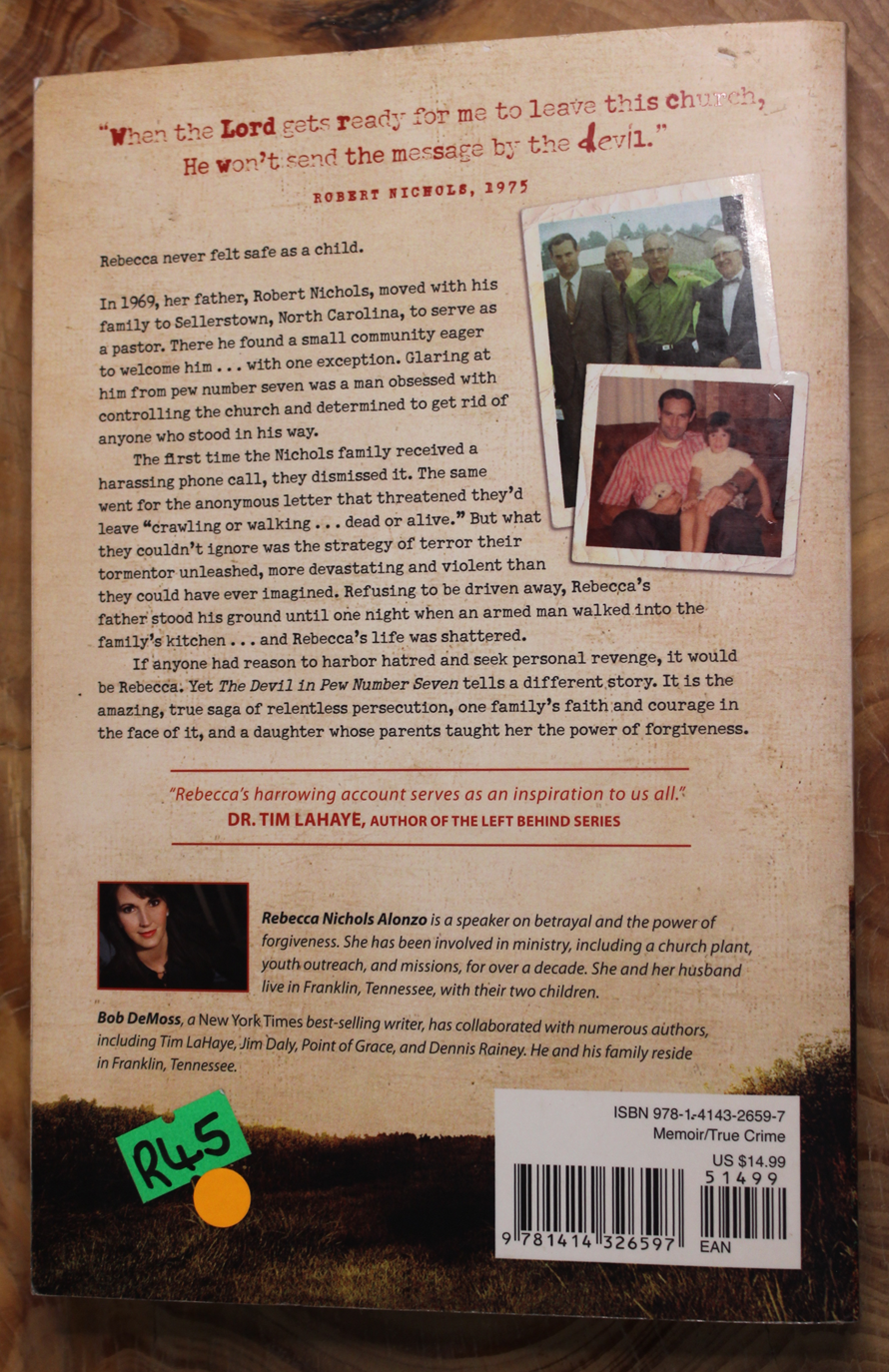 The devil in pew number seven - Rebecca Nichols Alonzo