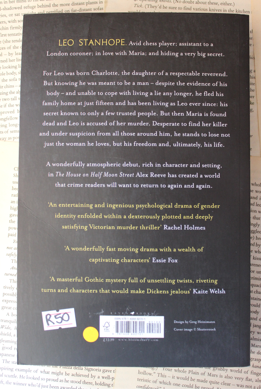 The house on half moon street - Alex Reeve