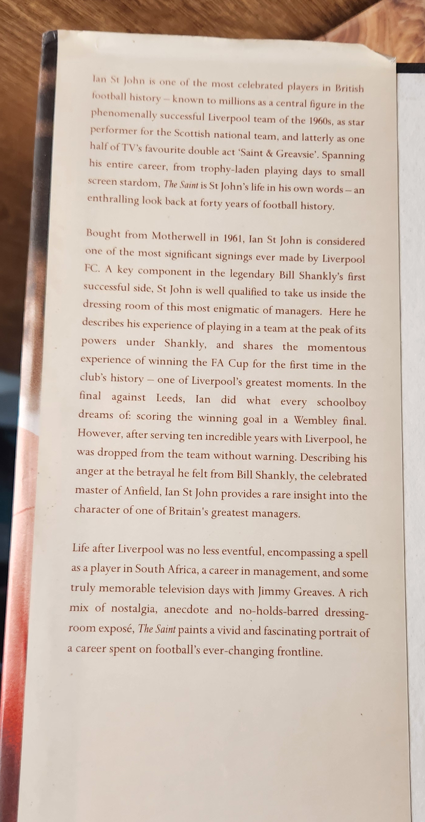 The saint - Ian St John