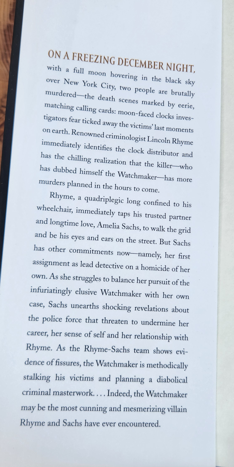 The cold moon - Jeffery Deaver