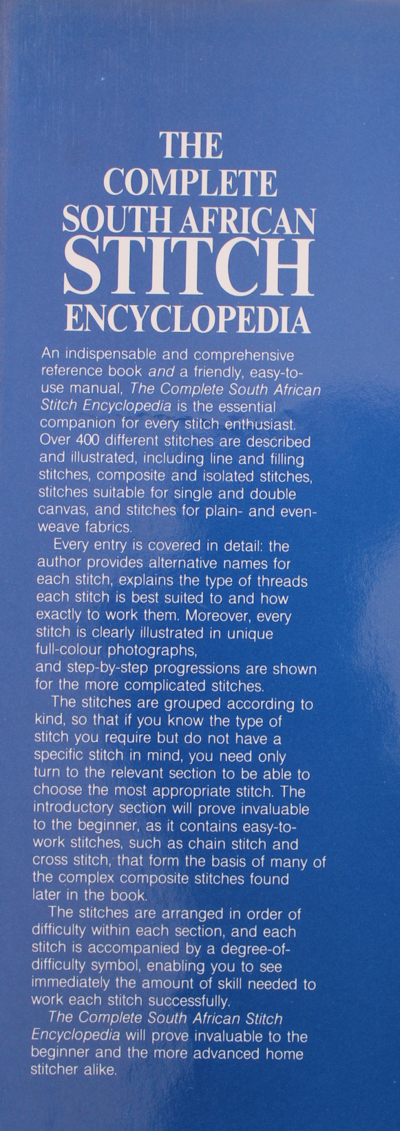 The complete South African stitch encyclopedia - Jan Eaton