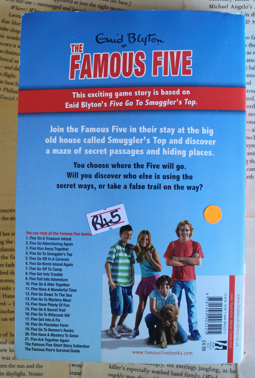 The famous five adventure game book 4 - Enid Blyton