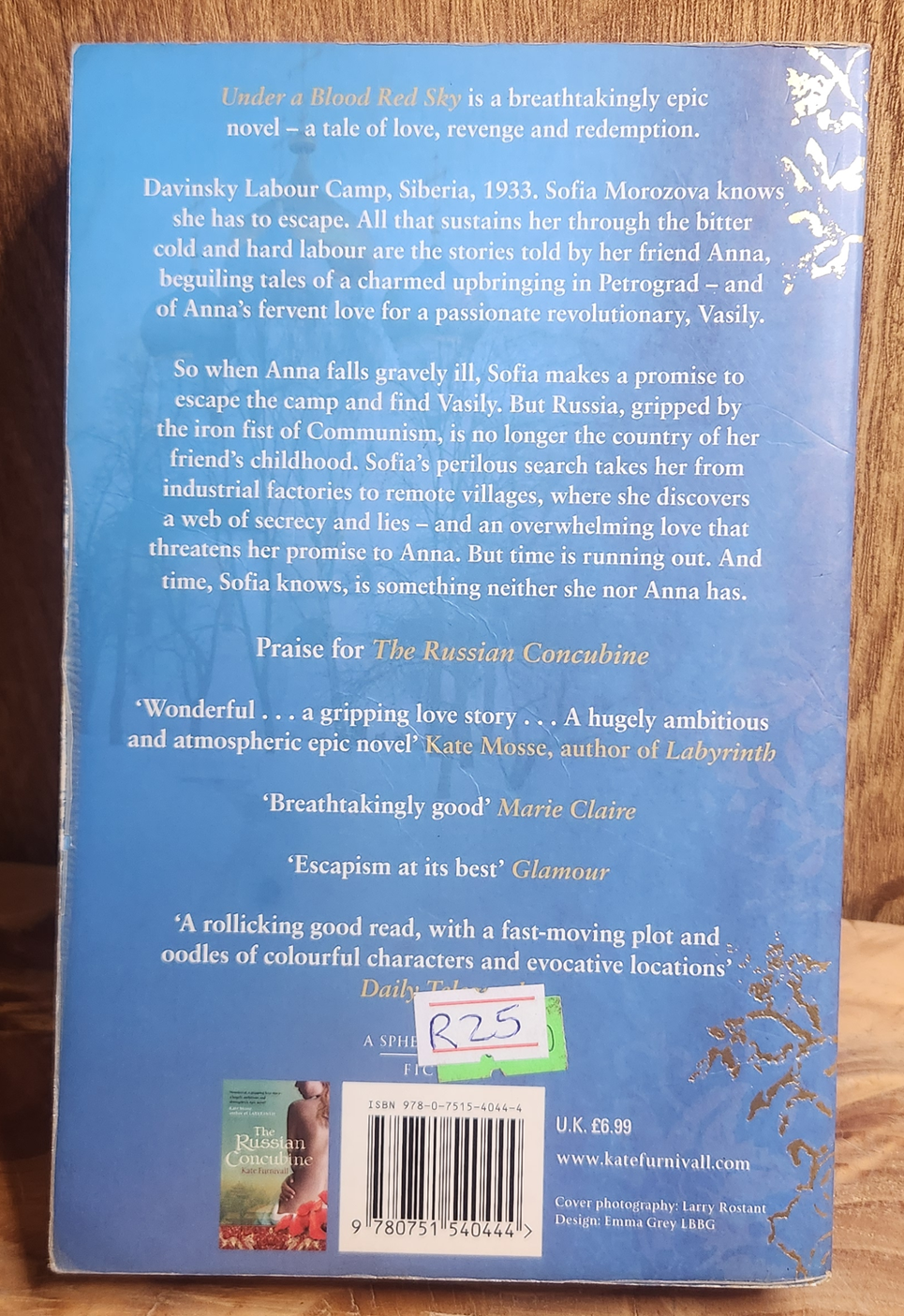 Under a blood red sky - Kate Furnivall