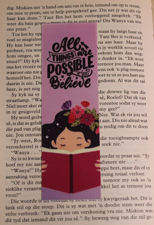 Laminated bookmark 44