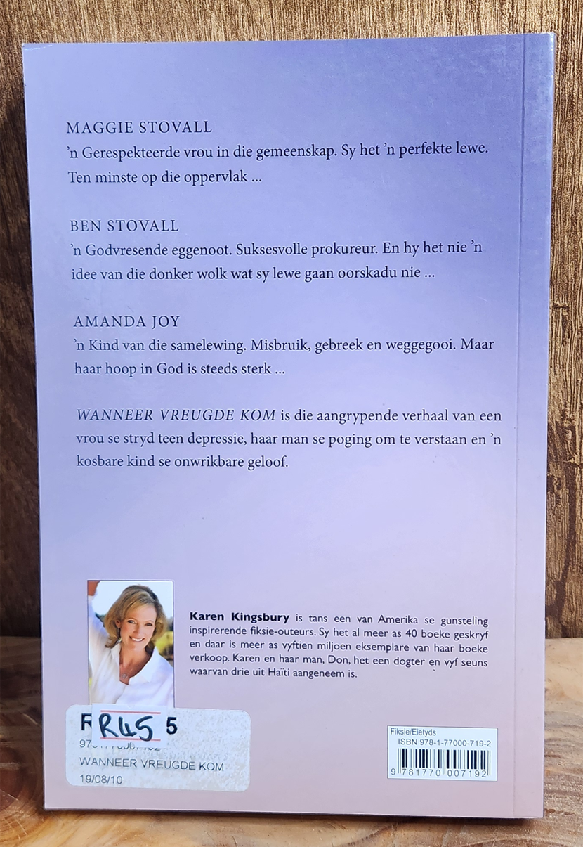 Wanneer vreugde kom - Karen Kingsbury