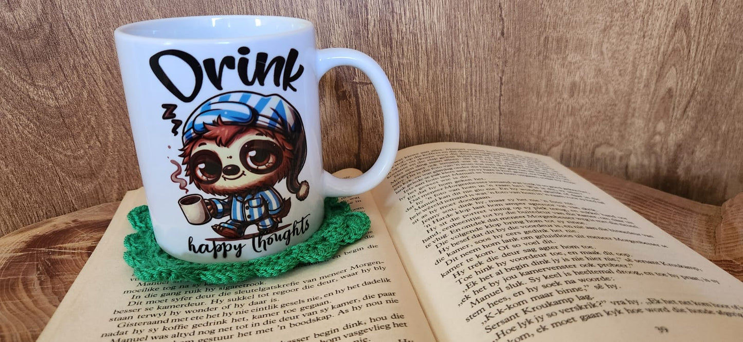 Crochet Mug Rug (Green)