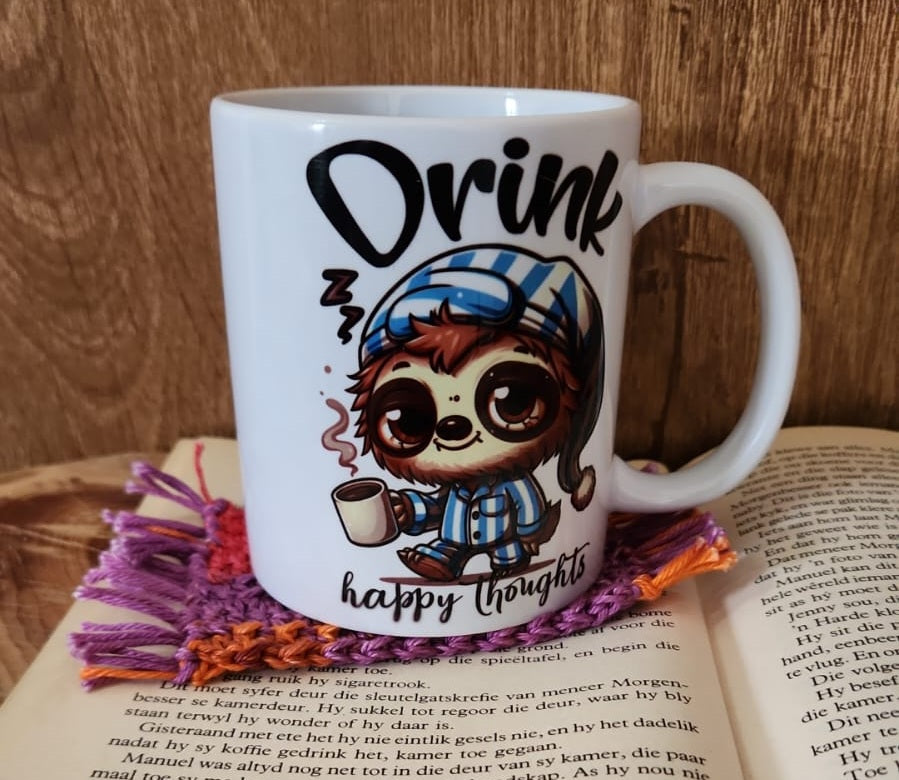 Mug Rug with Tussels 2