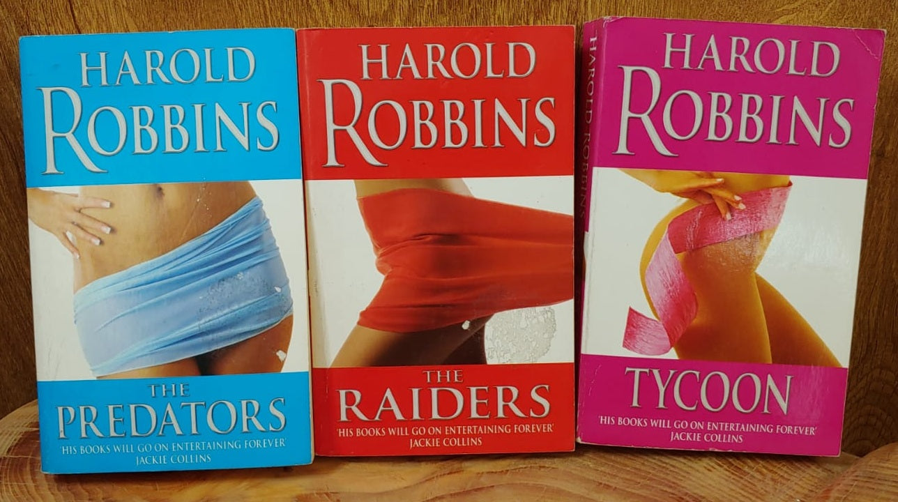 Harold Robbins 3 book bundle