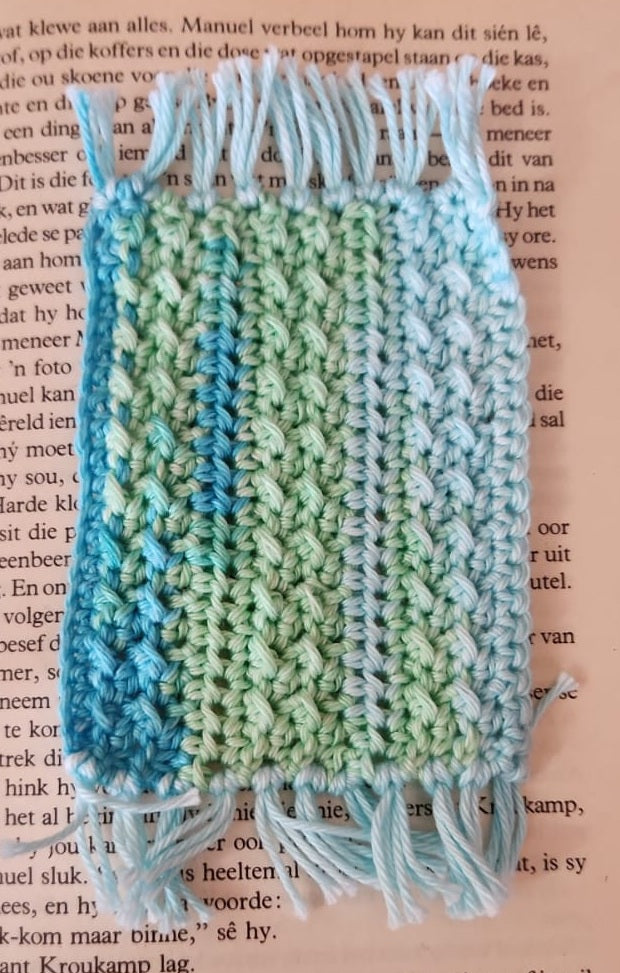 Mug Rug with Tussels 7