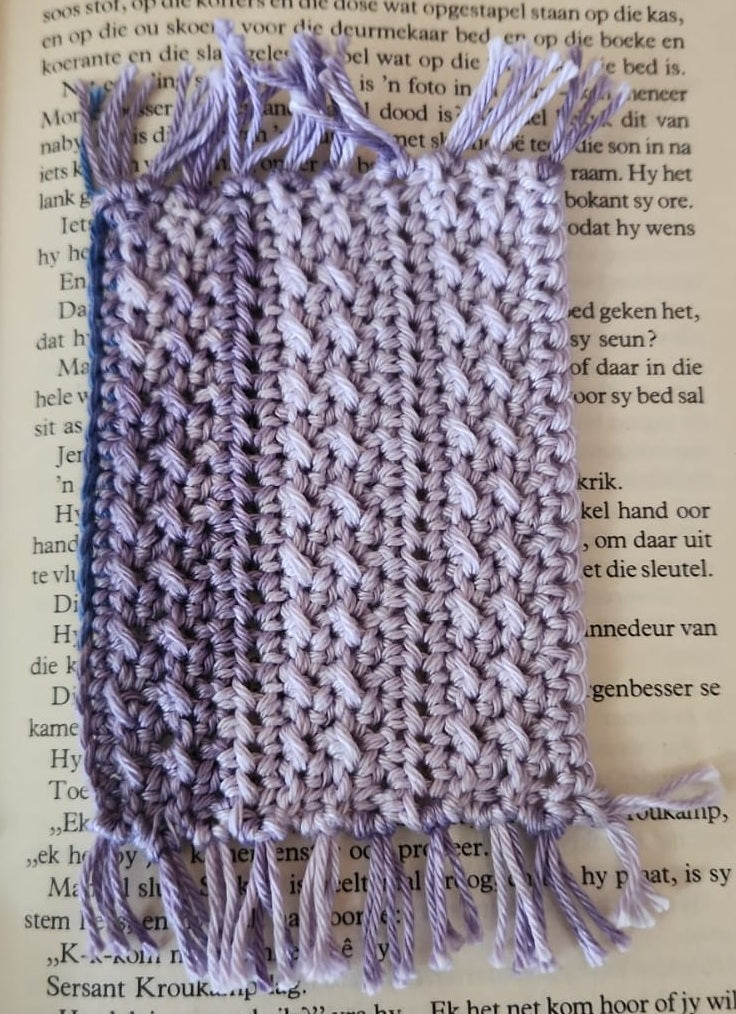 Mug Rug with Tussels 3