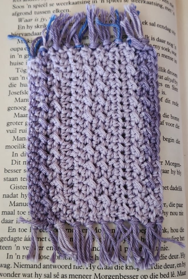 Mug Rug with Tussels 4