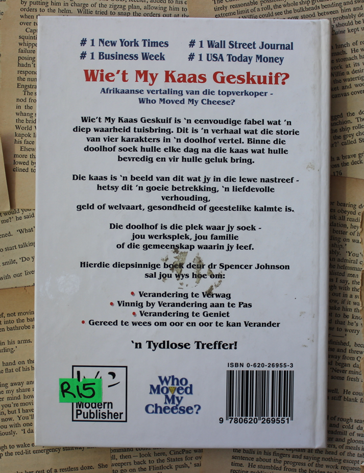 Wie't my kaas geskuif - Dr Spencer Johnson