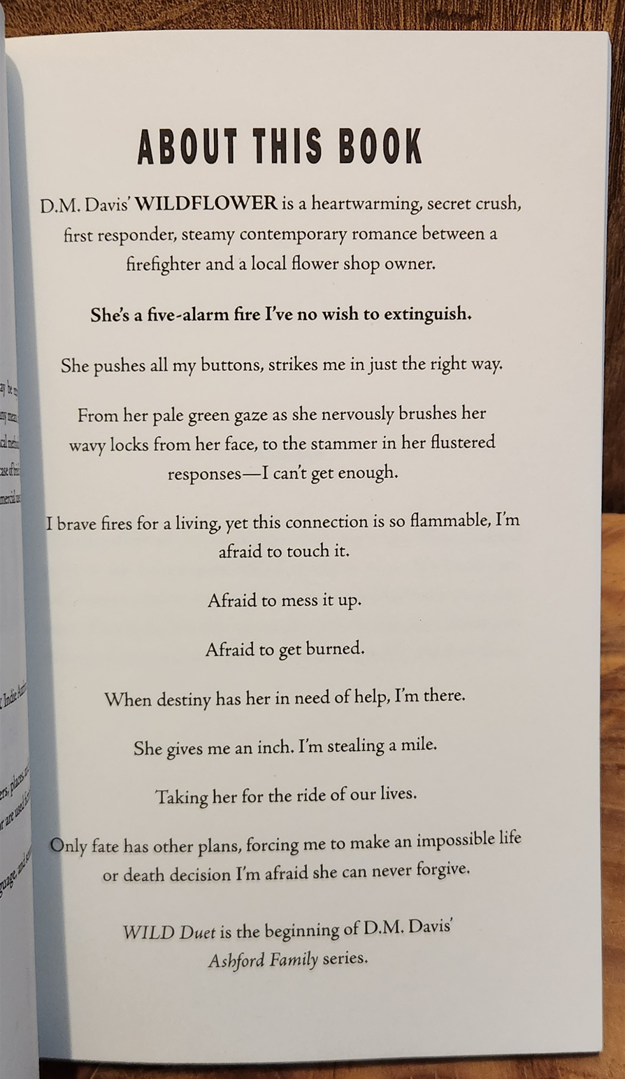 Wild Flowers - D.M. Davis