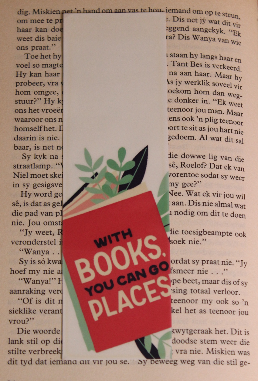 Laminated bookmark 14