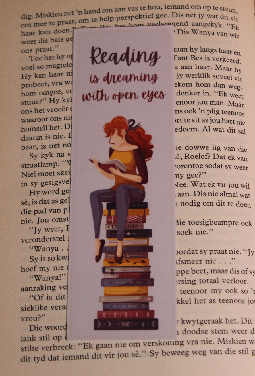 Laminated bookmark 4